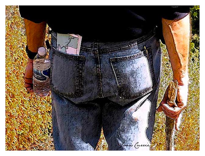 His jeans by Joan Currie