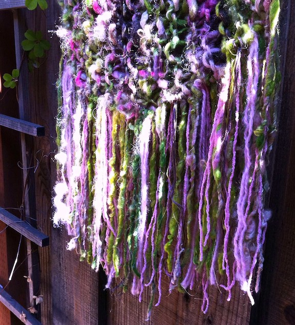 Green wool throwP1Me