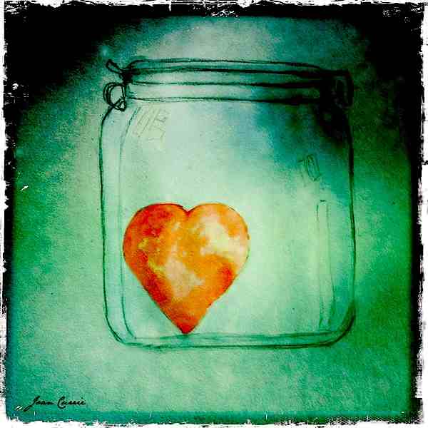 Jar with heart BL