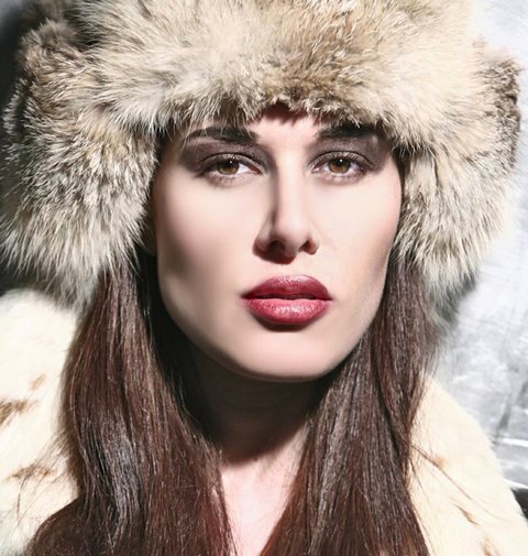 Lauren DiMarco fur hat