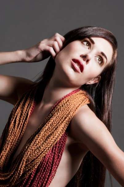 Lauren DiMarco with cowls