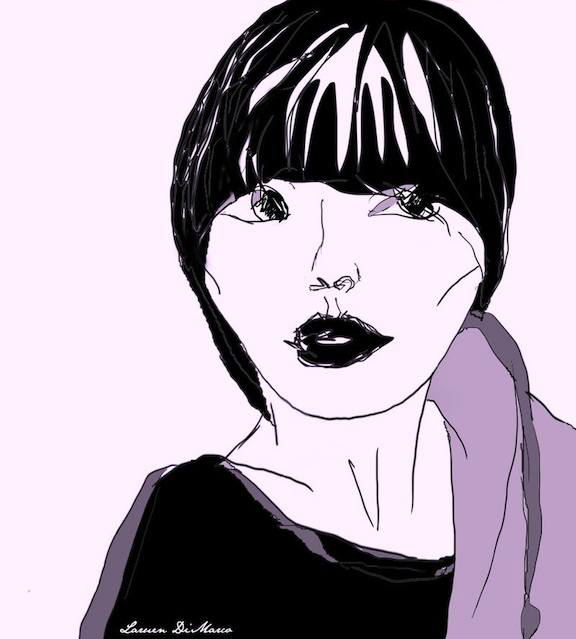 Lauren DiMarco self-portrait