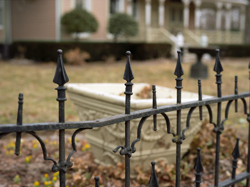 Wrought iron fence Niagara-on-the-lake James Currie